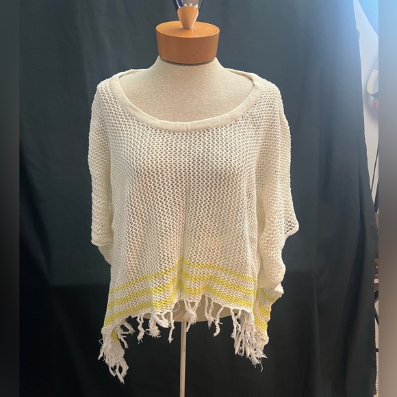 Billabong Other - BILLABONG Womens Top Ivory Pullover Beach Swim Cover Up Tunic Size S/M